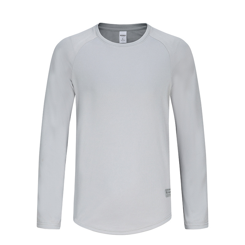 Long Sleeve Tops | Mens  Long Sleeve Viewpoint Performance Tee Sky Grey Long Sleeve Tops Long Sleeve Tops