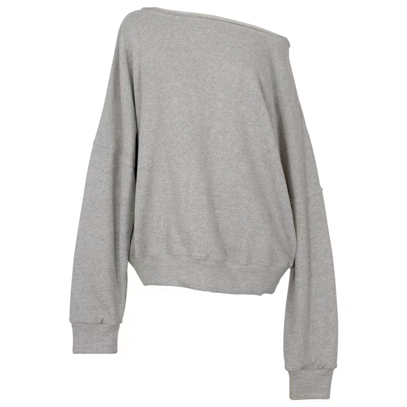 Long Sleeve Tops | Womens  Granite Funnel Neck Light Heather Grey Long Sleeve Tops Light Heather Grey