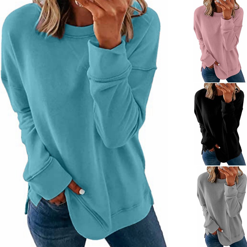 Long Sleeve Tops | Womens  Sedona Crew White Long Sleeve Tops Long Sleeve Tops