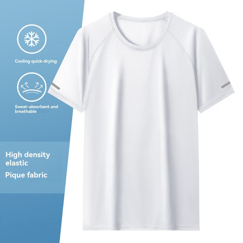 Short Sleeve Tees | Mens  Short Sleeve Viewpoint Performance Tee Sky Grey Mens Mens