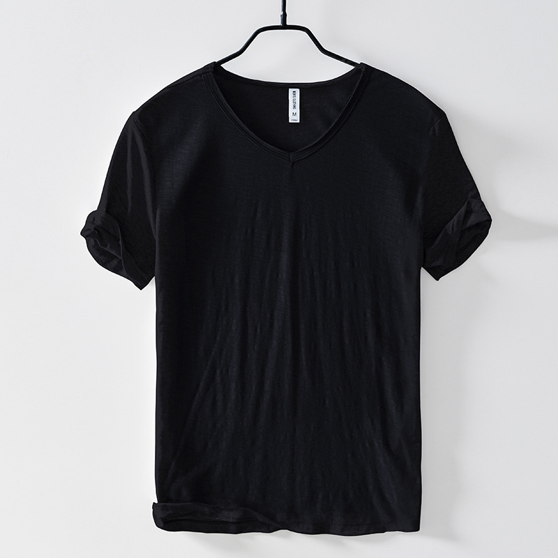 Short Sleeve Tees | Mens  Strato Tech V-Neck Navy Heather Mens Mens