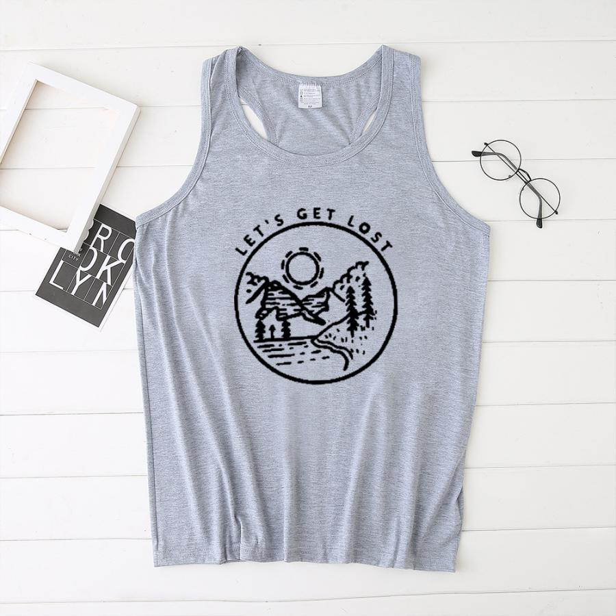 Short Sleeve Tops | Womens  The Rise The Shine Tank Charcoal Heather Short Sleeve Tops Charcoal Heather