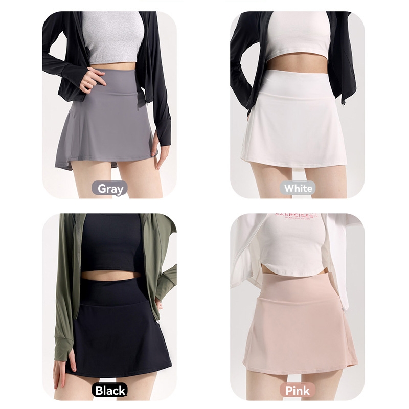 Shorts & Skirts | Womens  Volley Skirt Long White Bottoms Shorts & Skirts