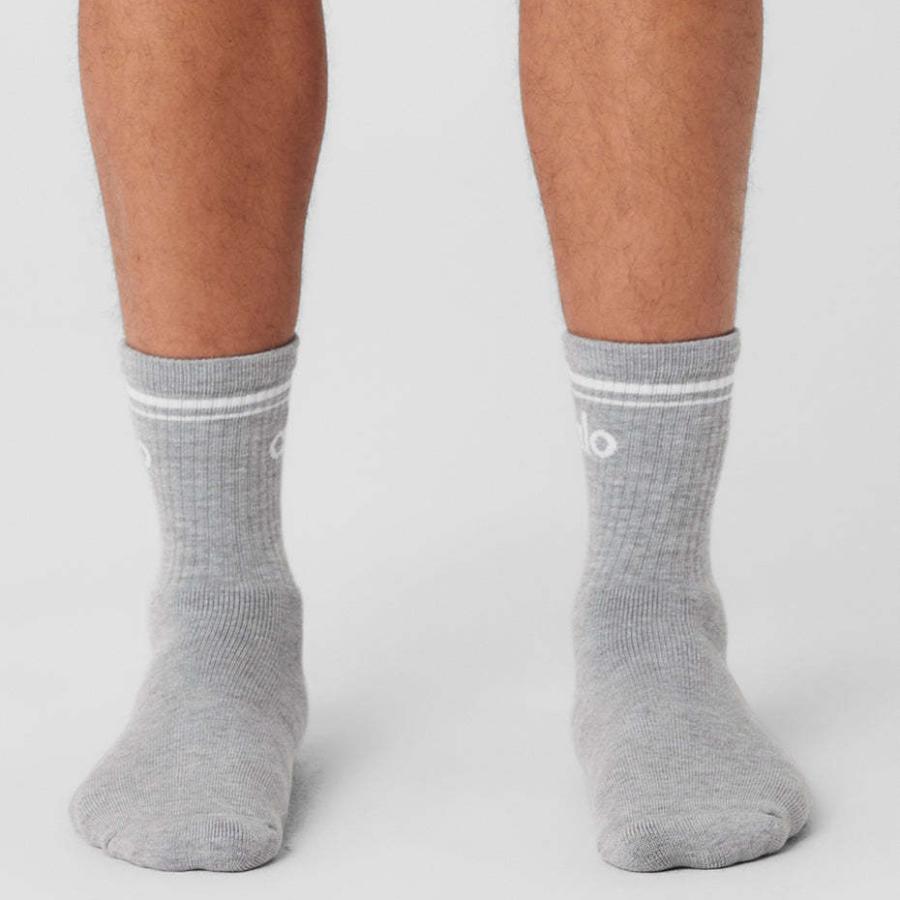 Socks & Boxers | Mens  Crew Sock Charcoal Accessories Charcoal