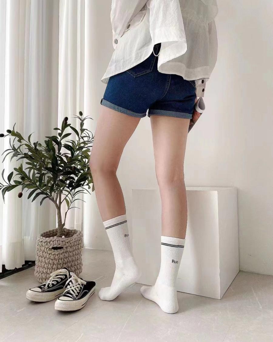 Socks | Womens  Crew Sock White Accessories Socks