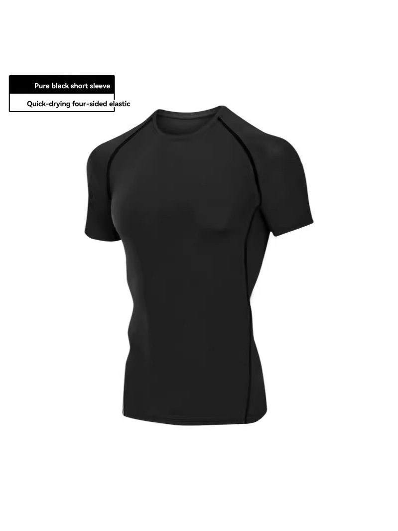 Water Tops | Mens  Short Sleeve Yulex Wetsuit Top Washed Black Mens Mens